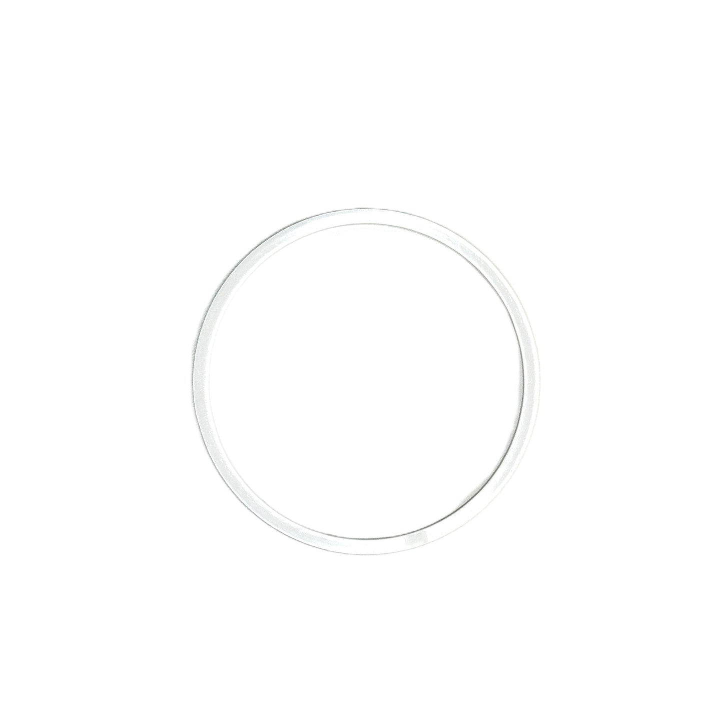 D6.1" (155 mm) White Stretch Ceilings Reinforcement Circle Rings/Protective Thermal Rings for Spotlights Installation