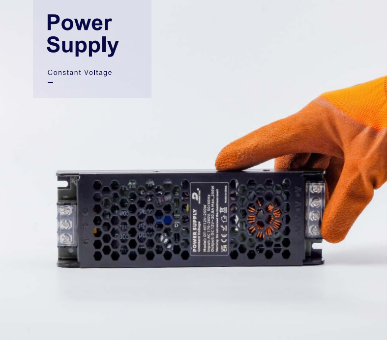 LED Driver 24V 400W IP20 ETL Listed, Power Supply AC 100-130V 50-60Hz, Ultra Slim Fanless Transformer for LED Lights