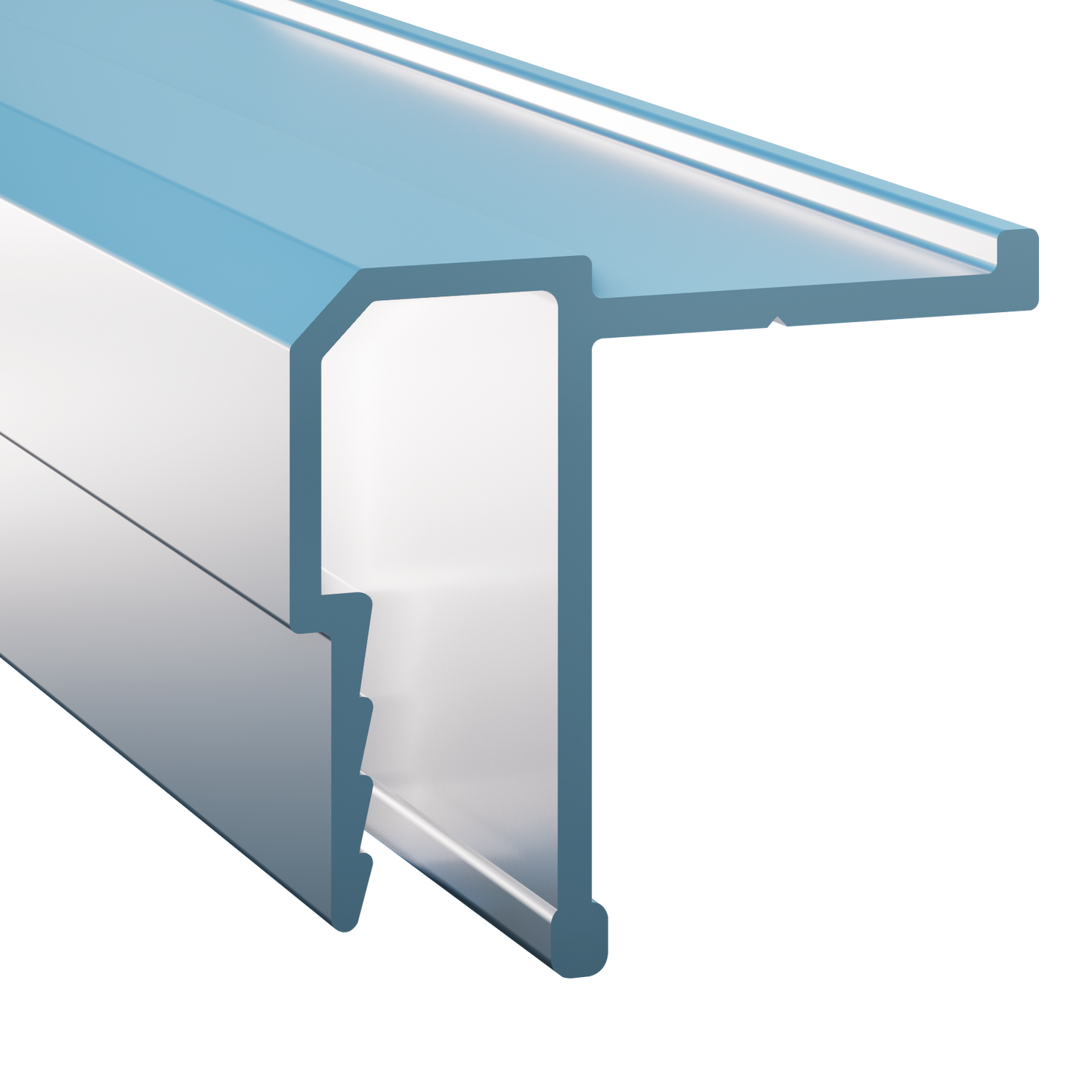 Aluminum Ceiling Profile for PVC Coverings - Model AP-106
