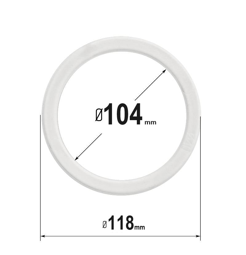 D4.12" (104 mm) Stretch Ceilings Reinforcement Circle Rings/Protective Thermal Rings for Spotlights Installation
