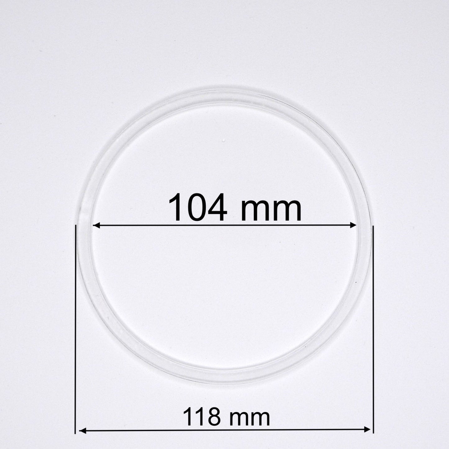 D4.12" (104 mm) Stretch Ceilings Reinforcement Circle Rings/Protective Thermal Rings for Spotlights Installation