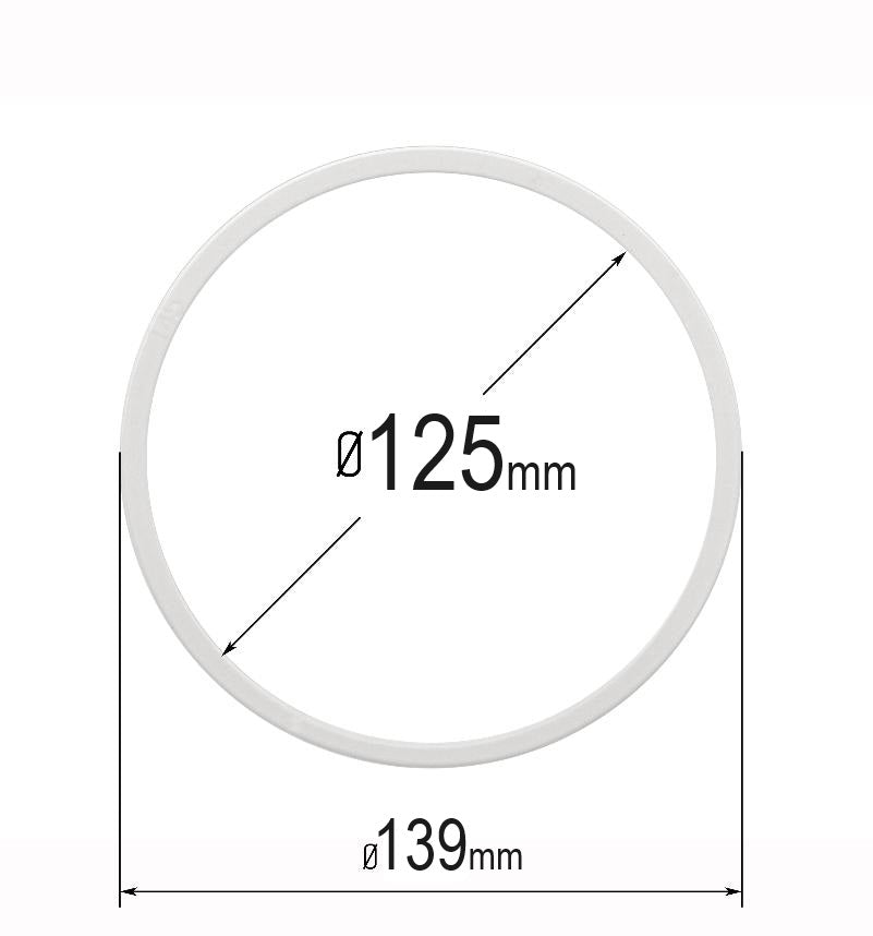 D5" (125 mm) Stretch Ceilings Reinforcement Circle Rings/Protective Thermal Rings for Spotlights Installation