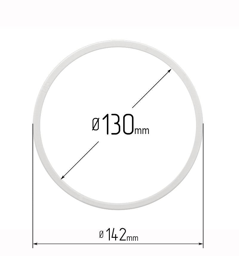 D5.12" (130 mm) Stretch Ceilings Reinforcement Circle Rings/Protective Thermal Rings for Spotlights Installation