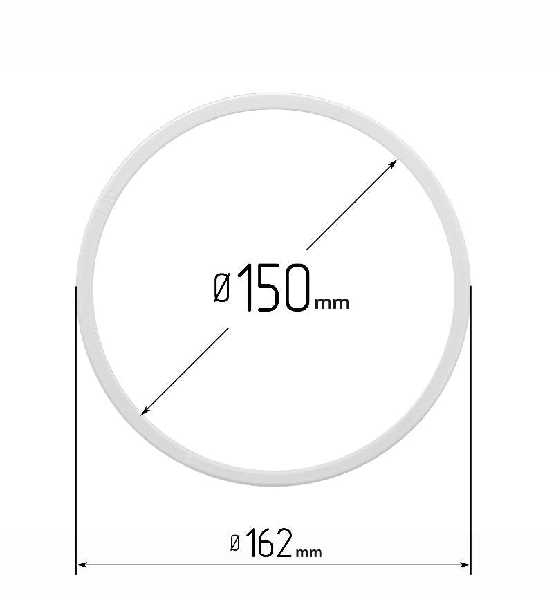 D5.92" (150 mm) Stretch Ceilings Reinforcement Circle Rings/Protective Thermal Rings for Spotlights Installation