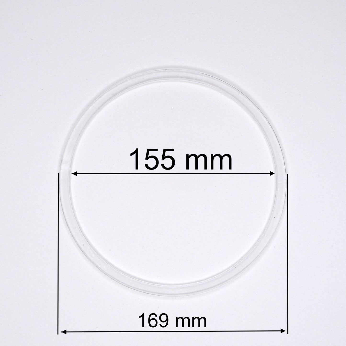 D6.25" (155 mm) Stretch Ceilings Reinforcement Circle Rings/Protective Thermal Rings for Spotlights Installation