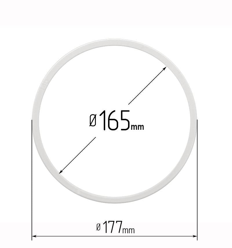 D6.5" (165 mm) Stretch Ceilings Reinforcement Circle Rings/Protective Thermal Rings for Spotlights Installation