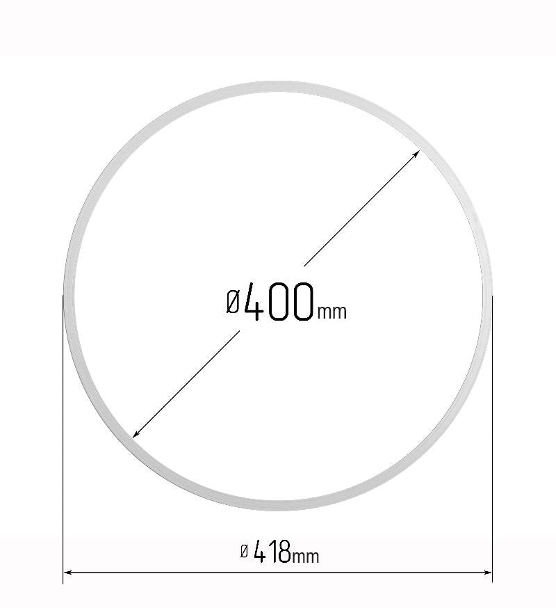 D15.69" (400 mm) Stretch Ceilings Reinforcement Circle Rings/Protective Thermal Rings for Spotlights Installation