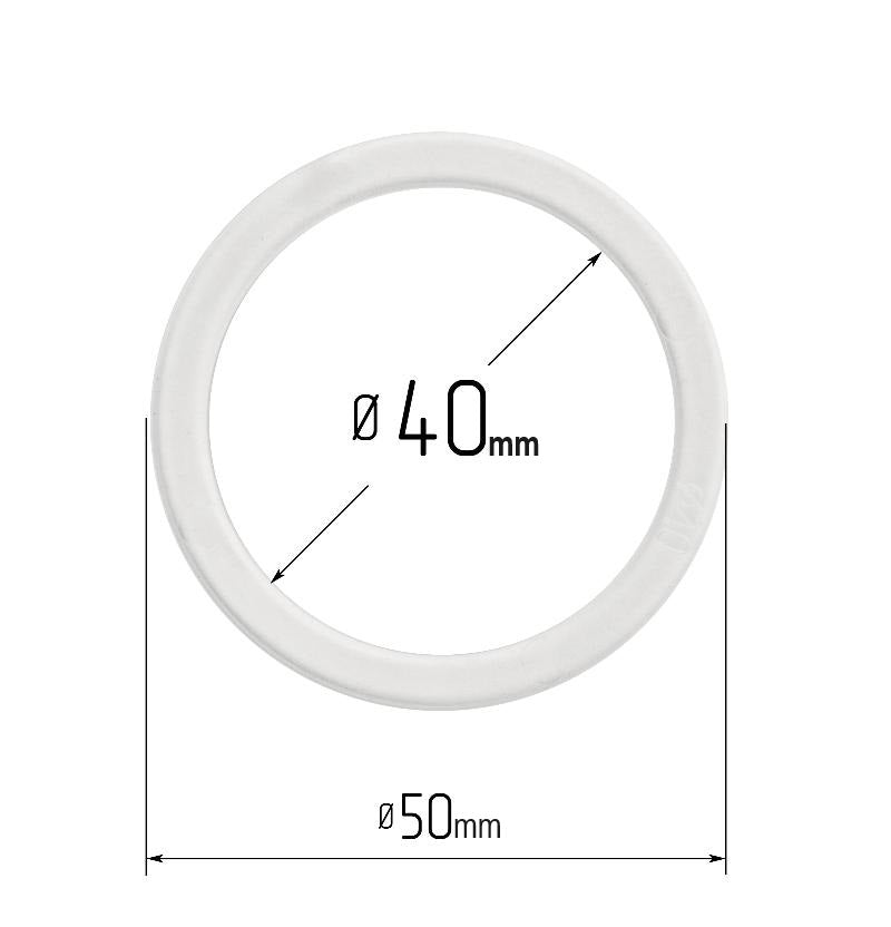 D1.57" (40 mm) Stretch Ceilings Reinforcement Circle Rings/Protective Thermal Rings for Spotlights Installation