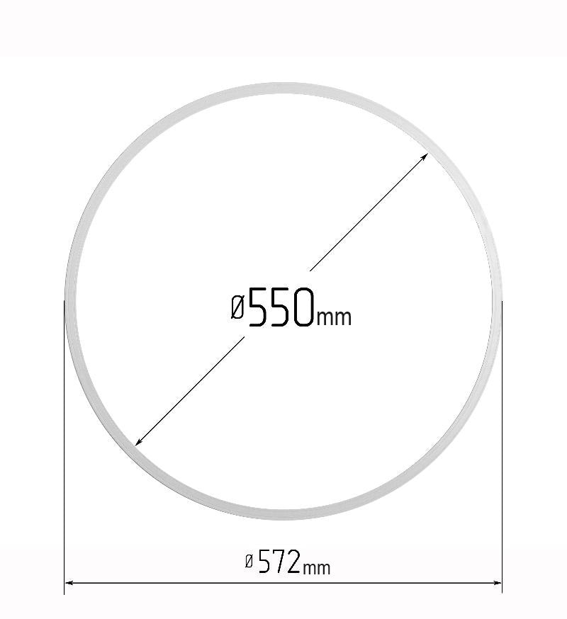 D21.56" (550 mm) Stretch Ceilings Reinforcement Circle Rings/Protective Thermal Rings for Spotlights Installation