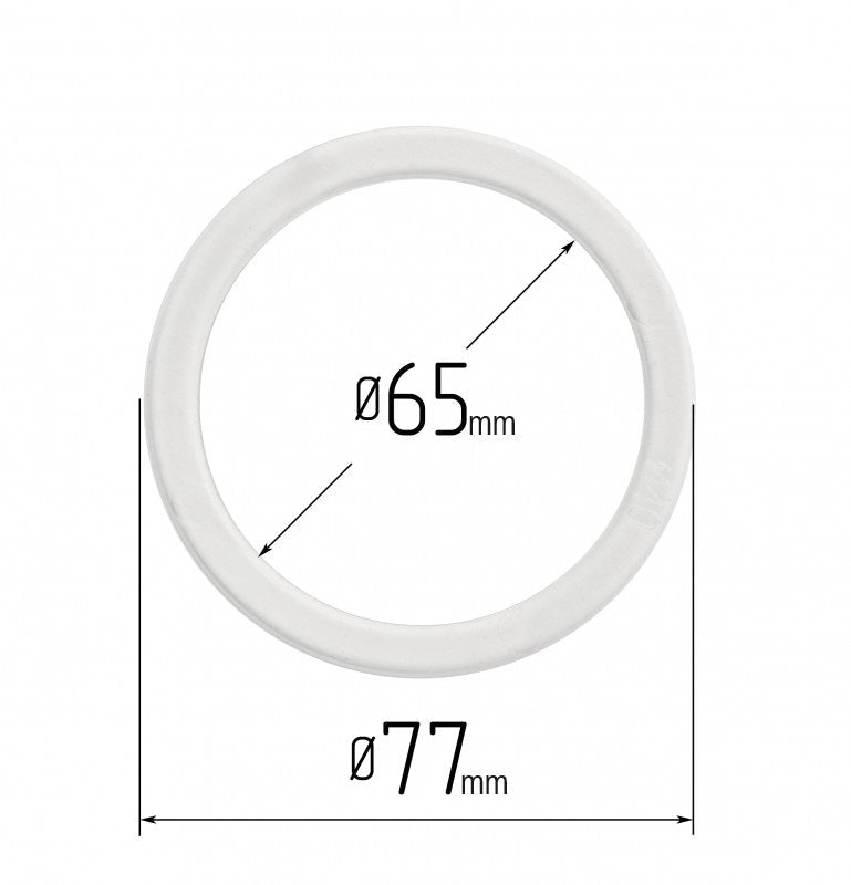 D2.56" (65 mm) Stretch Ceilings Reinforcement Circle Rings/Protective Thermal Rings for Spotlights Installation