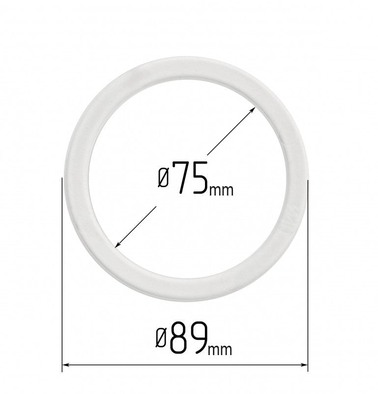 D2.97" (75 mm) Stretch Ceilings Reinforcement Circle Rings/Protective Thermal Rings for Spotlights Installation