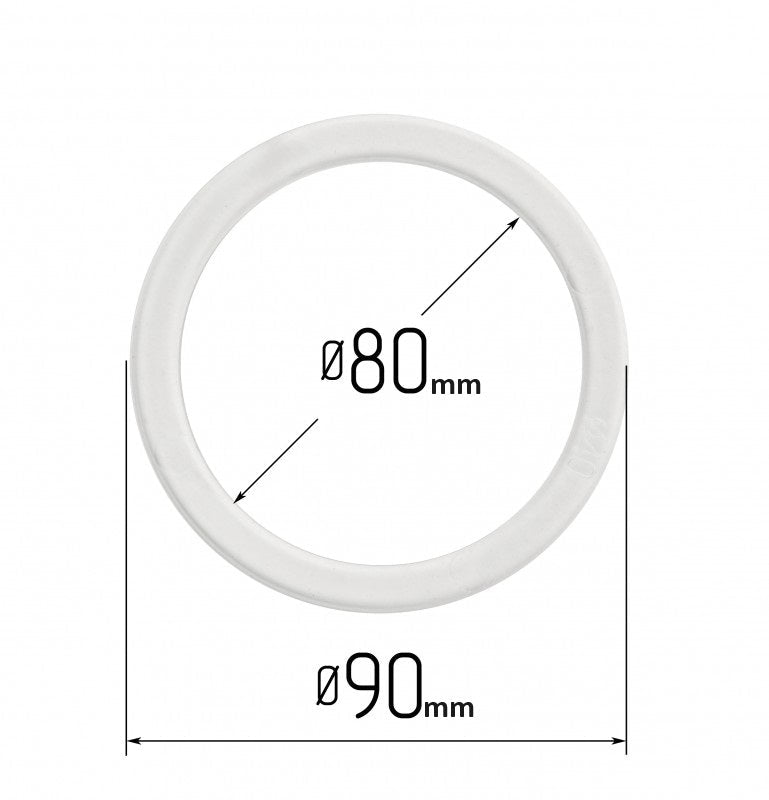 D3.17" (80 mm) Stretch Ceilings Reinforcement Circle Rings/Protective Thermal Rings for Spotlights Installation