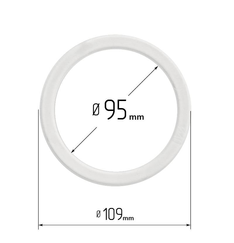 D3.75" (95 mm) Stretch Ceilings Reinforcement Circle Rings/Protective Thermal Rings for Spotlights Installation