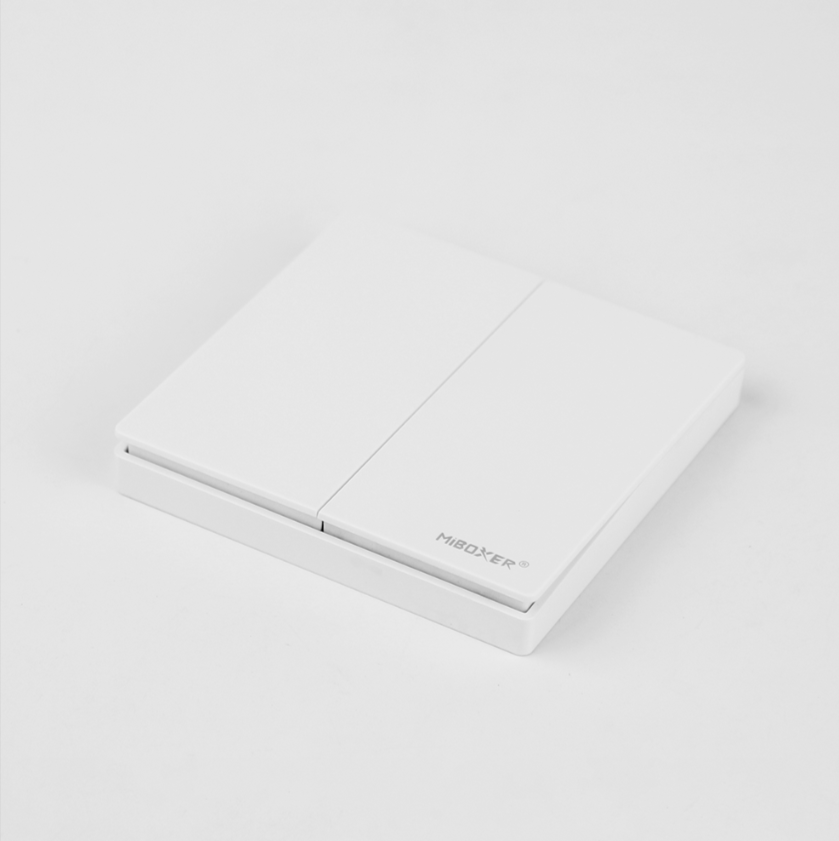 PUSH3-2 - 2 GANG PUSH Wireless Dimming Panel (2.4GHz)