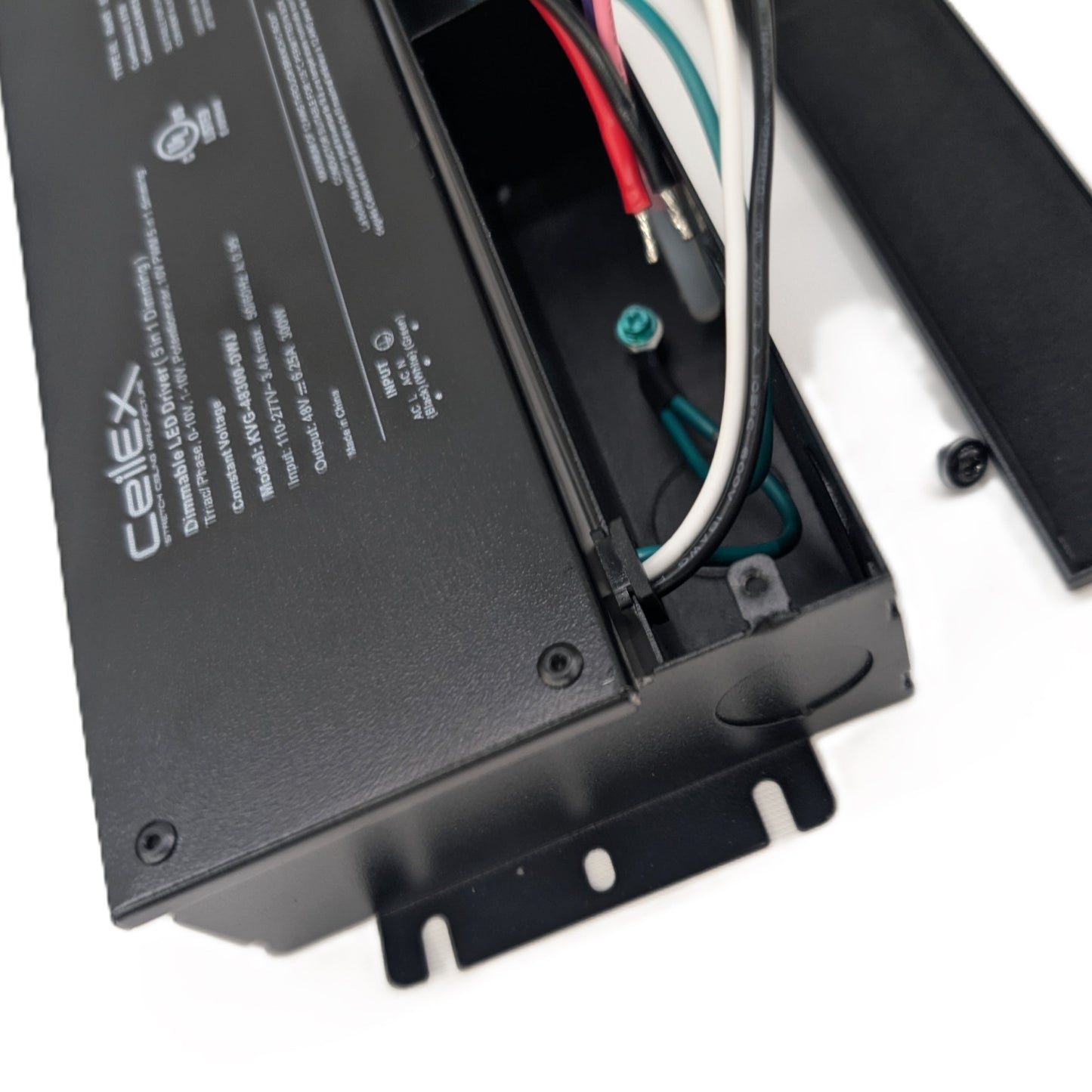 Triac Dimmable LED Driver 48V 300W IP67 UL Listed Compatible with Lutron Dimmer, Transformer for LED Lights, Dimmable Power Supply 5 in 1 Triac/0-10V/1-10V/Potentiometer/10V PWM