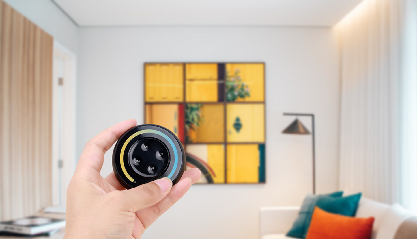 S1-B - 1-Zone 2.4G Sunrise Remote (Color Temperature) Black