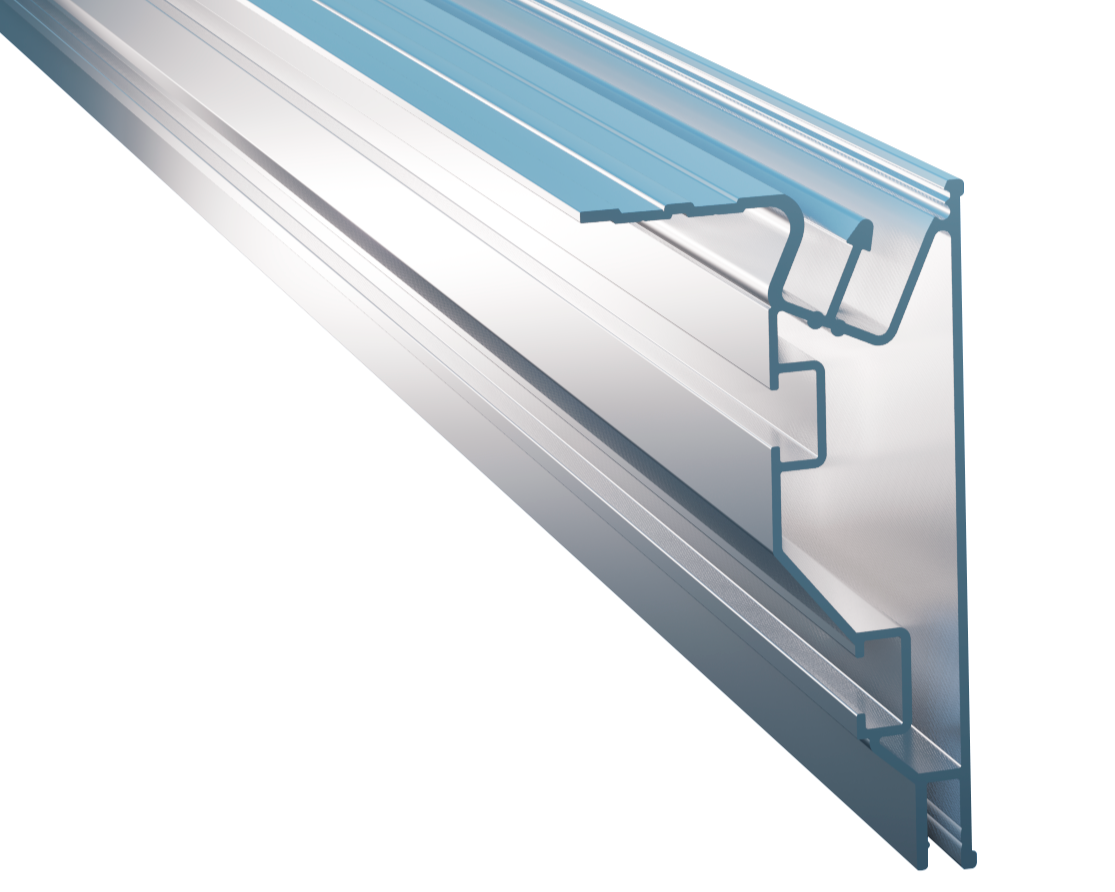 Aluminum Levels Profile for PVC Coverings - Model AP-403W