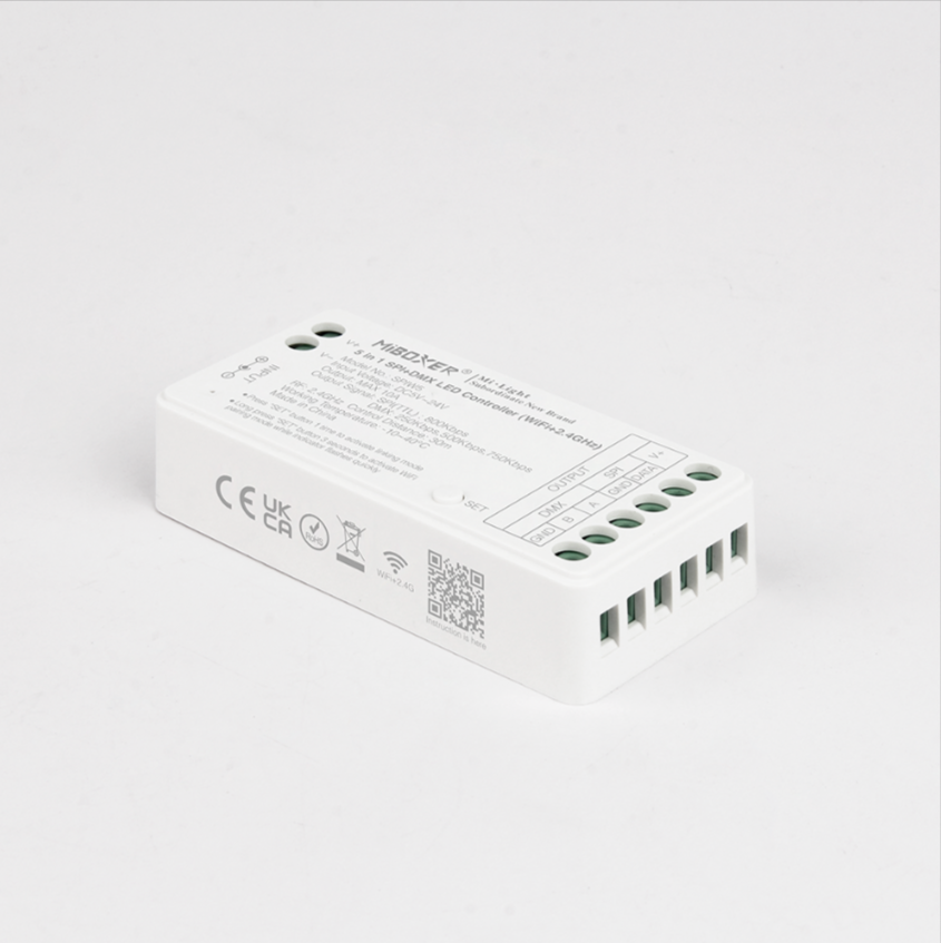 SPIW5 - 5 in 1 SPI+DMX LED Controller (WiFi+2.4G)