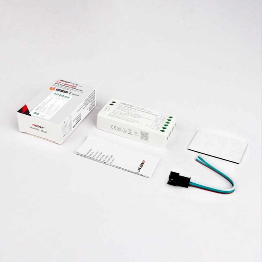 SPIW5 - 5 in 1 SPI+DMX LED Controller (WiFi+2.4G)