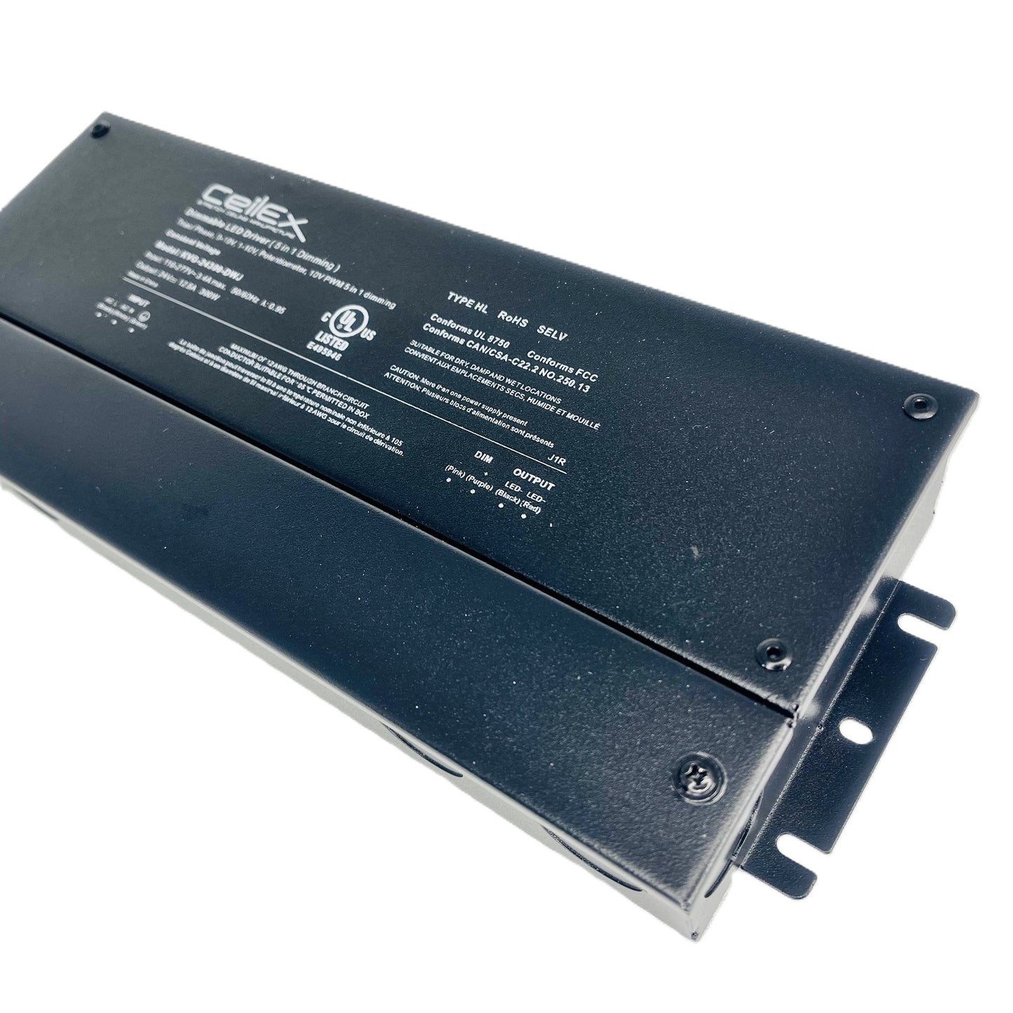 Triac Dimmable LED Driver 24V 300W IP67 UL Listed Compatible with Lutron Dimmer, Transformer for LED Lights, Dimmable Power Supply 5 in 1 Triac/0-10V/1-10V/Potentiometer/10V PWM