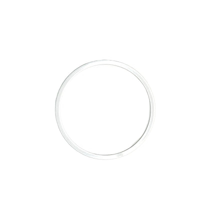D6.1" (155 mm) White Stretch Ceilings Reinforcement Circle Rings/Protective Thermal Rings for Spotlights Installation