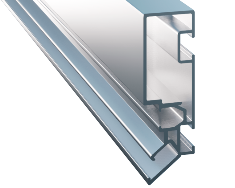 Aluminum Levels Profile for PVC Coverings - Model AP-206-W