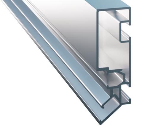 Aluminum Levels Profile for PVC Coverings - Model AP-206-W