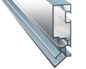 Aluminum Levels Profile for PVC Coverings - Model AP-206-W