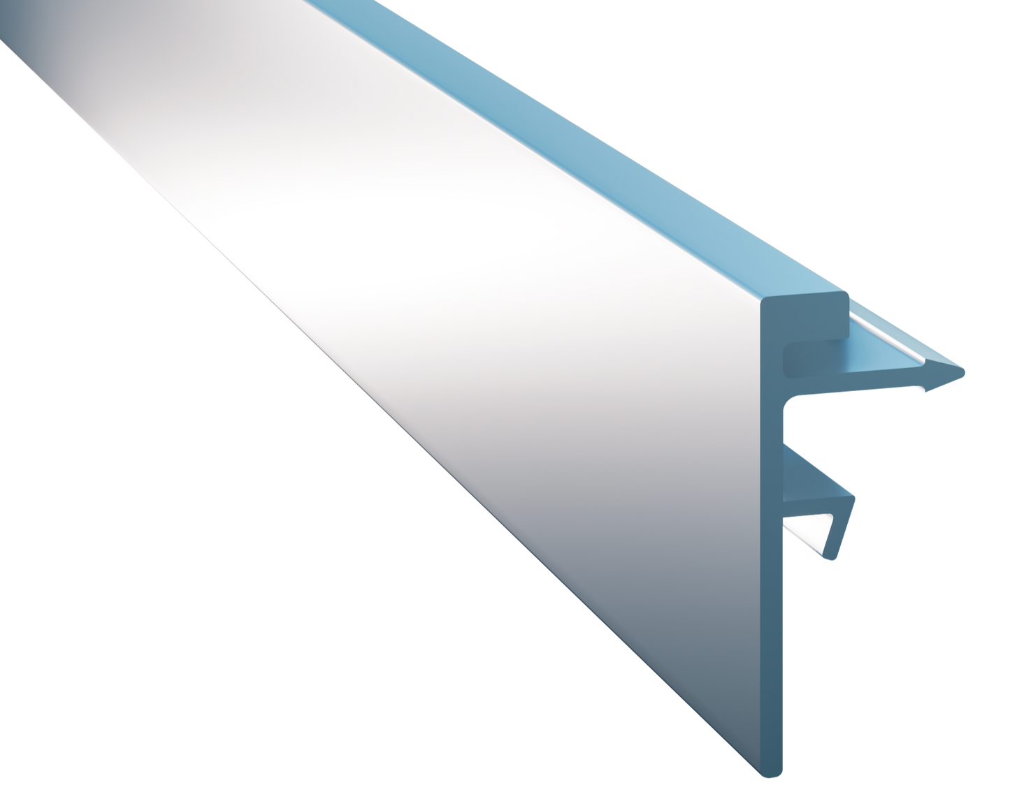 Aluminum Levels Profile for PVC Coverings - Model AP-208-W