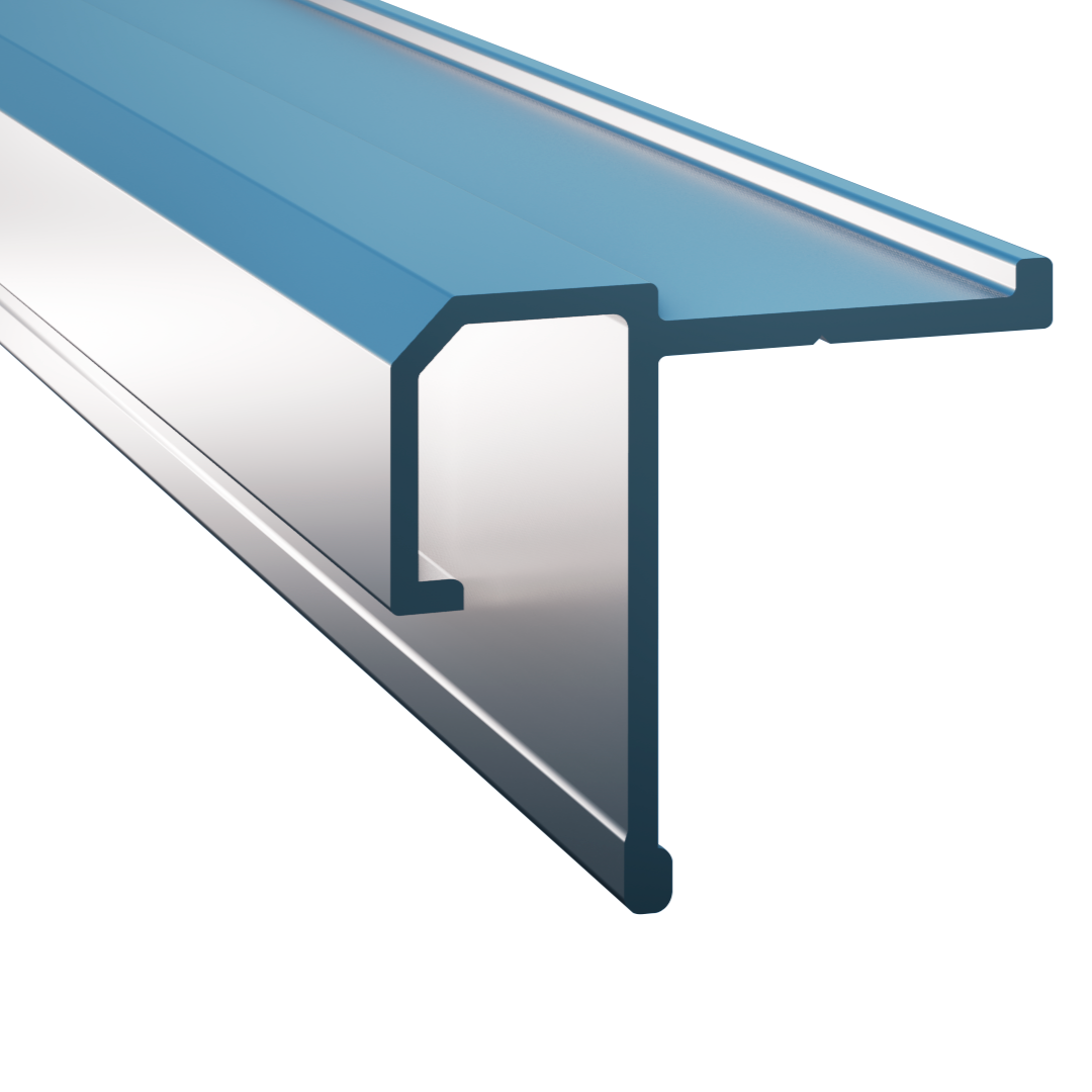 Aluminum Ceiling Profile for PVC Coverings - Model AP-105