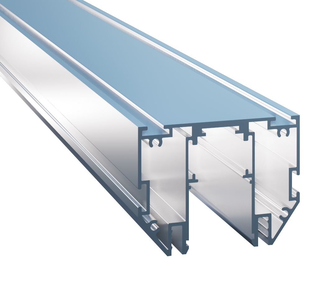 Aluminum LED Linear Lights Profile for PVC Coverings - Model AP-703B