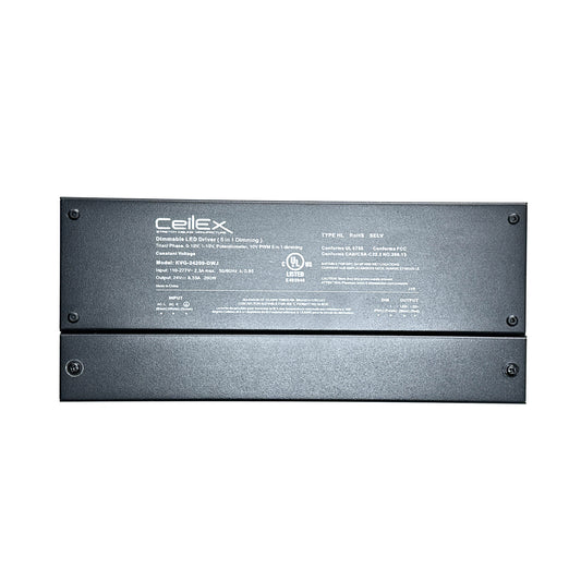 Triac Dimmable LED Driver 24V 200W IP67 UL Listed Compatible with Lutron Dimmer, Transformer for LED Lights, Dimmable Power Supply 5 in 1 Triac/0-10V/1-10V/Potentiometer/10V PWM