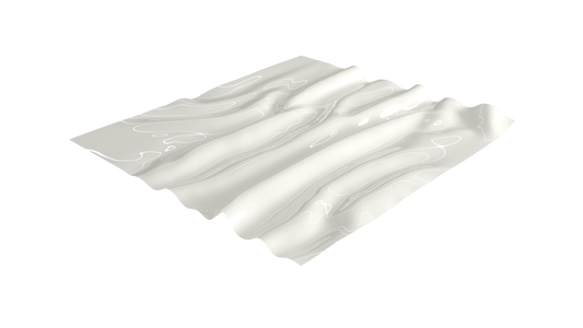 Ceiling & Wall Covering - Gloss - 095 93 05 Crepe Silk White