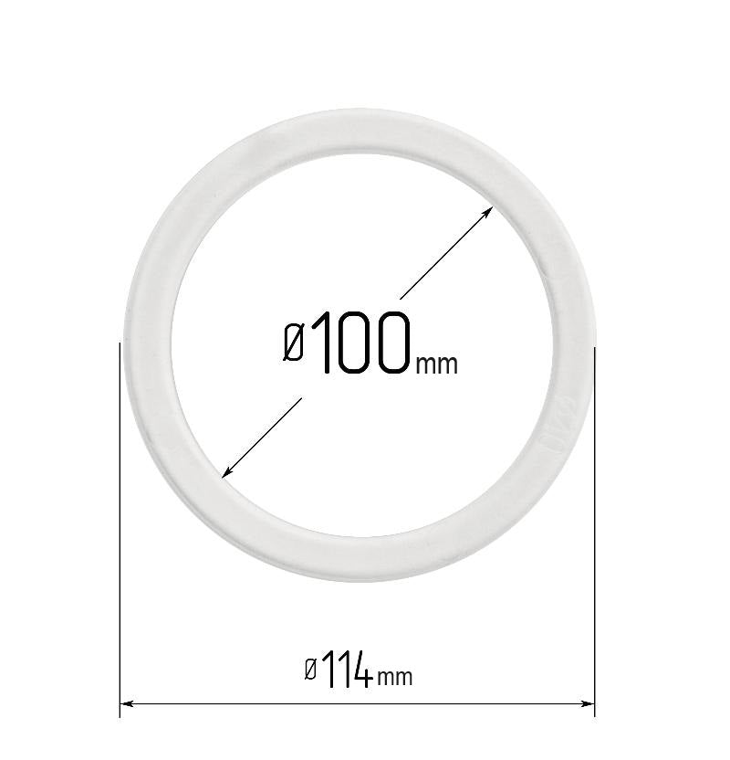 D3.96" (100 mm) Stretch Ceilings Reinforcement Circle Rings/Protective Thermal Rings for Spotlights Installation