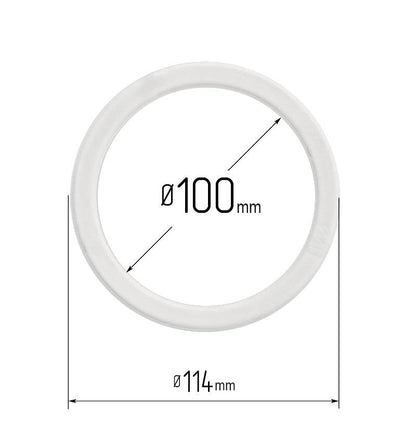 D3.96" (100 mm) Stretch Ceilings Reinforcement Circle Rings/Protective Thermal Rings for Spotlights Installation