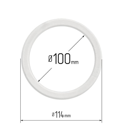 D3.96" (100 mm) Stretch Ceilings Reinforcement Circle Rings/Protective Thermal Rings for Spotlights Installation