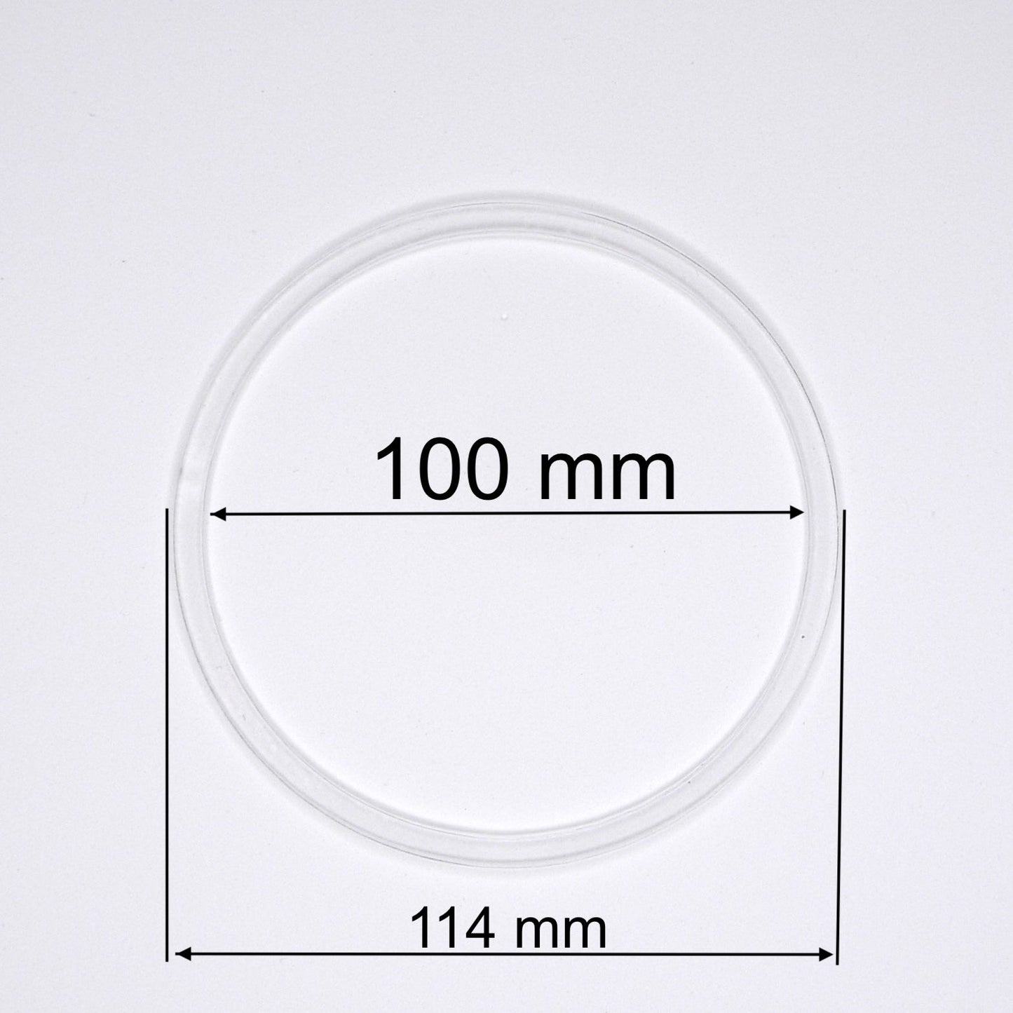 D3.96" (100 mm) Stretch Ceilings Reinforcement Circle Rings/Protective Thermal Rings for Spotlights Installation
