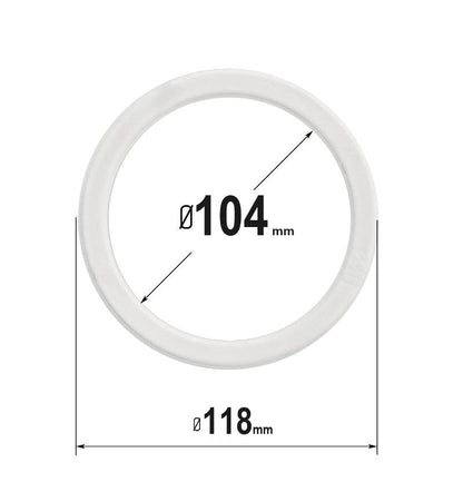 D4.12" (104 mm) Stretch Ceilings Reinforcement Circle Rings/Protective Thermal Rings for Spotlights Installation