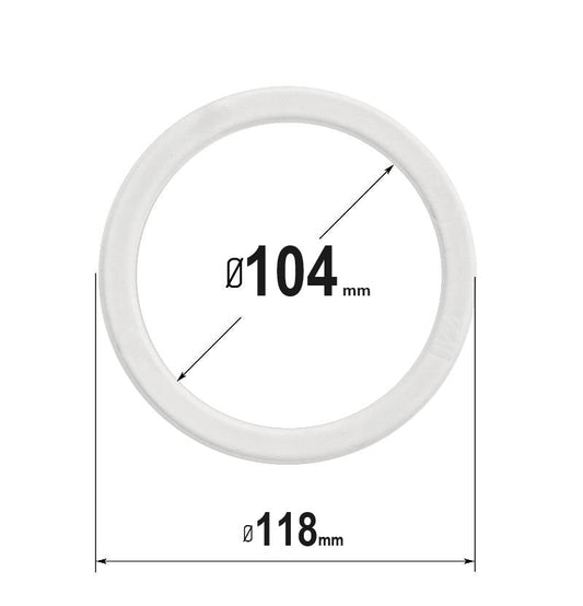 D4.12" (104 mm) Stretch Ceilings Reinforcement Circle Rings/Protective Thermal Rings for Spotlights Installation