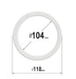 D4.12" (104 mm) Stretch Ceilings Reinforcement Circle Rings/Protective Thermal Rings for Spotlights Installation