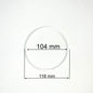 D4.11" (104 mm) White Stretch Ceilings Reinforcement Circle Rings/Protective Thermal Rings for Spotlights Installation