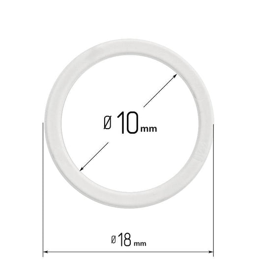 D0.62" (10 mm) Stretch Ceilings Reinforcement Circle Rings/Protective Thermal Rings for Spotlights Installation
