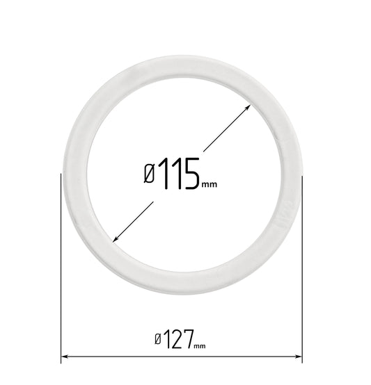 D4.54" (115 mm) Stretch Ceilings Reinforcement Circle Rings/Protective Thermal Rings for Spotlights Installation
