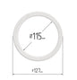 D4.54" (115 mm) Stretch Ceilings Reinforcement Circle Rings/Protective Thermal Rings for Spotlights Installation