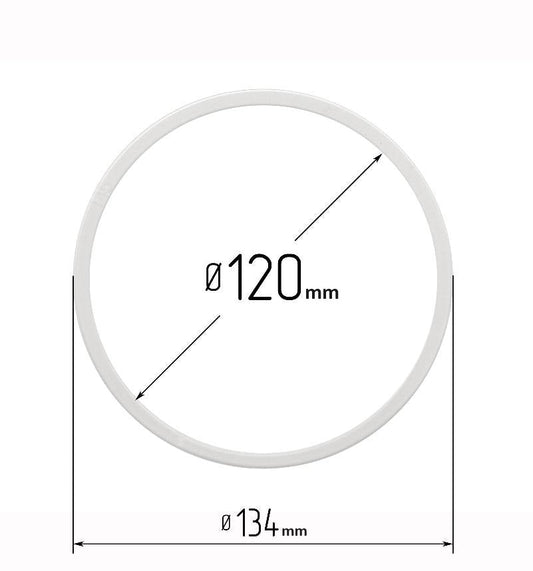 D4.73" (120 mm) Stretch Ceilings Reinforcement Circle Rings/Protective Thermal Rings for Spotlights Installation