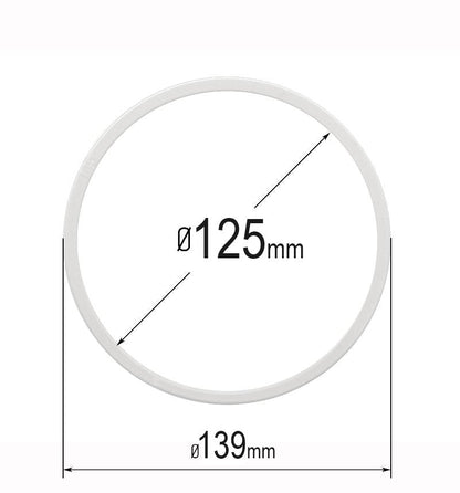 D5" (125 mm) Stretch Ceilings Reinforcement Circle Rings/Protective Thermal Rings for Spotlights Installation