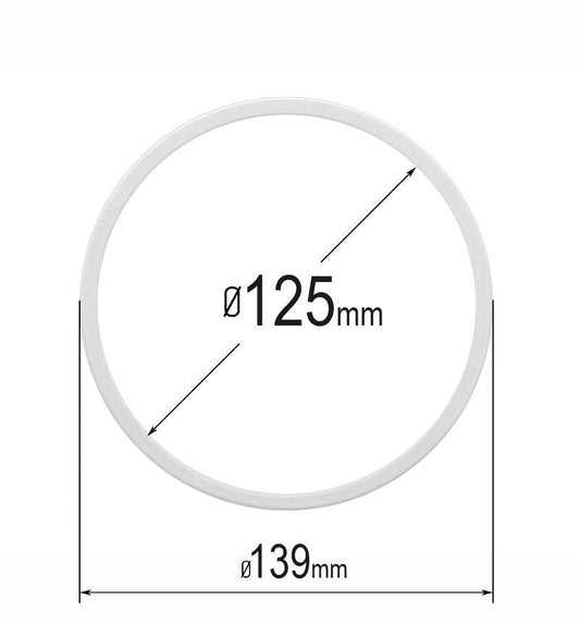 D5" (125 mm) Stretch Ceilings Reinforcement Circle Rings/Protective Thermal Rings for Spotlights Installation