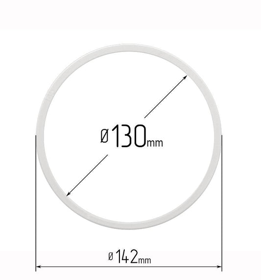 D5.12" (130 mm) Stretch Ceilings Reinforcement Circle Rings/Protective Thermal Rings for Spotlights Installation