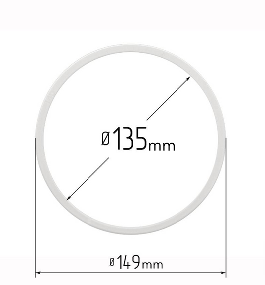 D5.4" (135 mm) Stretch Ceilings Reinforcement Circle Rings/Protective Thermal Rings for Spotlights Installation