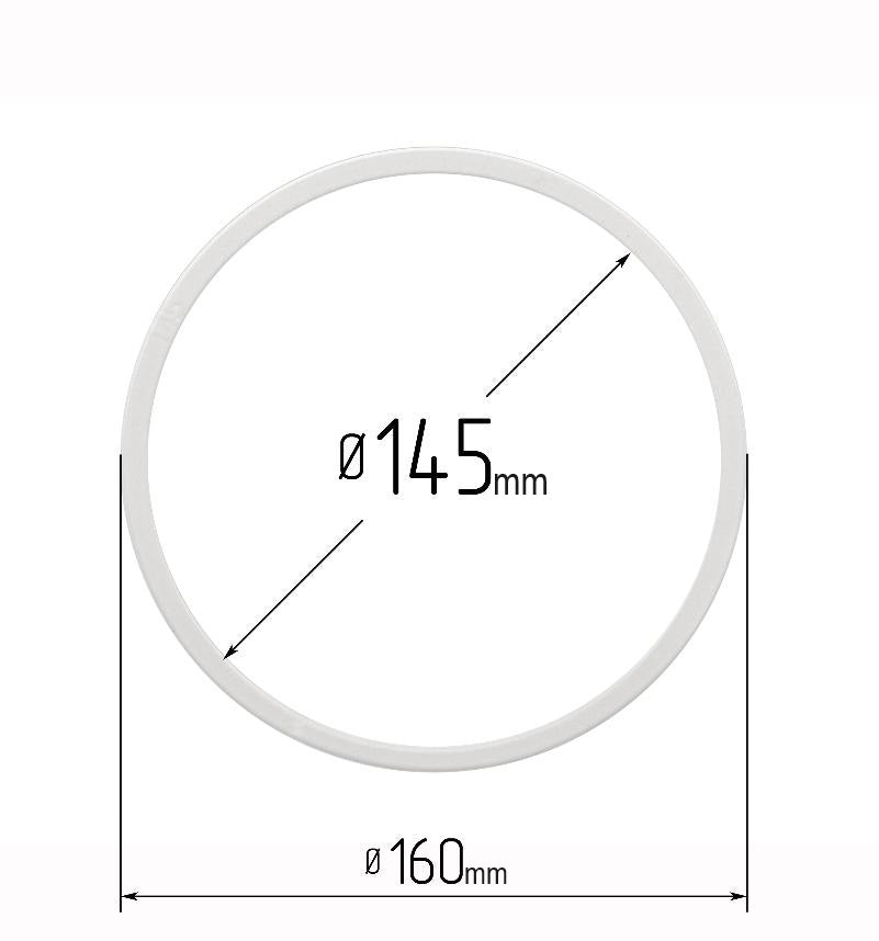 D5.78" (145 mm) Stretch Ceilings Reinforcement Circle Rings/Protective Thermal Rings for Spotlights Installation